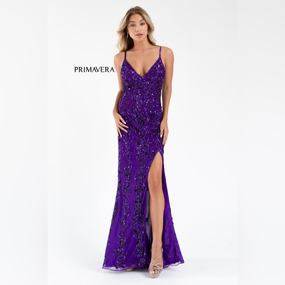 Purple Primavera Prom Dress